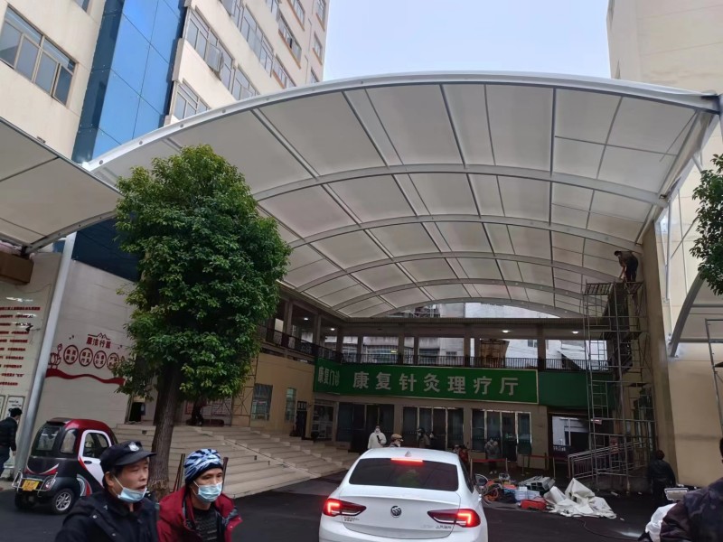 2026句容市推拉棚膜结构一体化厂家，厂区、园区停车棚工程承接-1